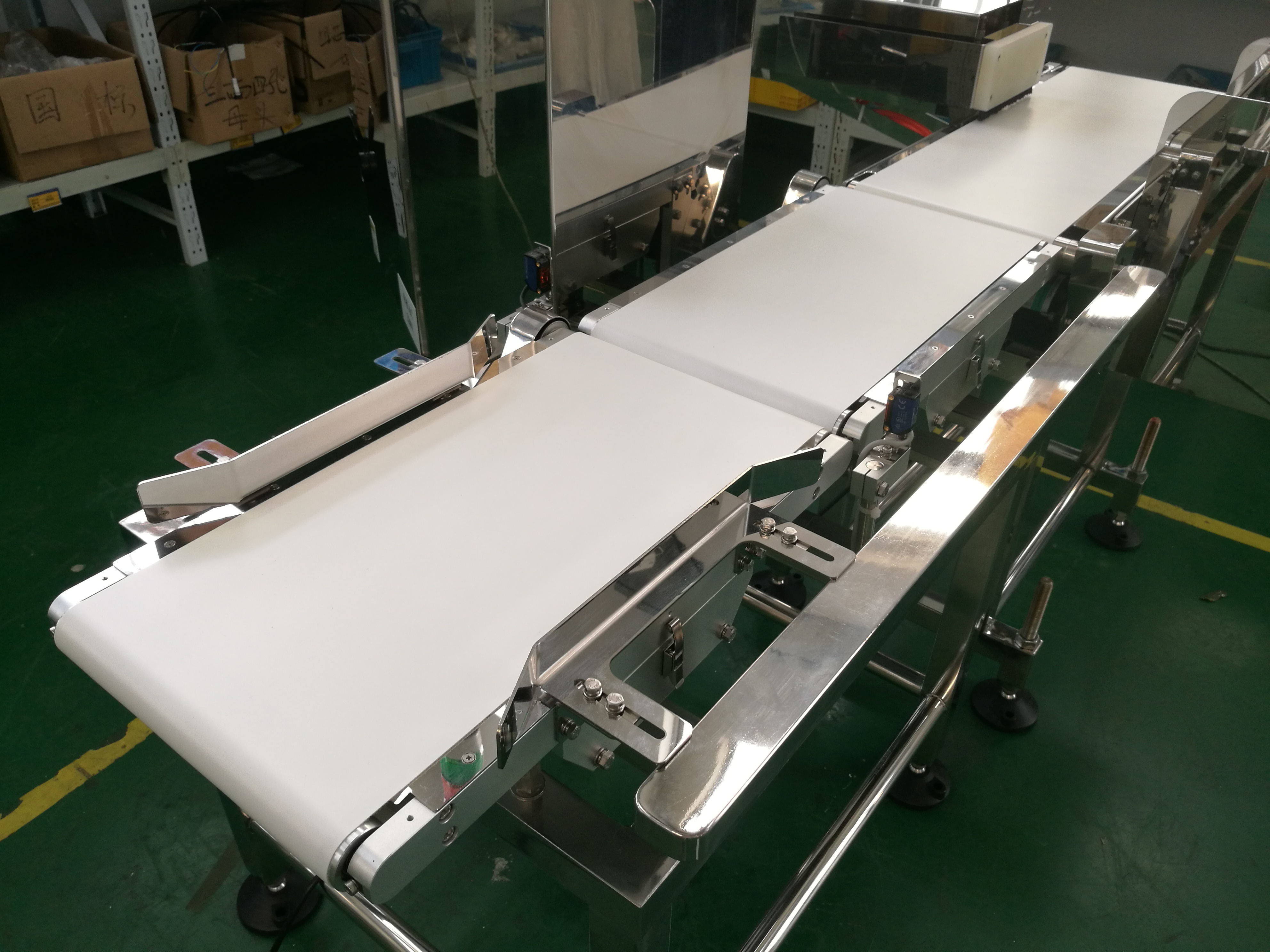Automatic Measuring High Speed Checkweigher For Pouch Packaging Machine